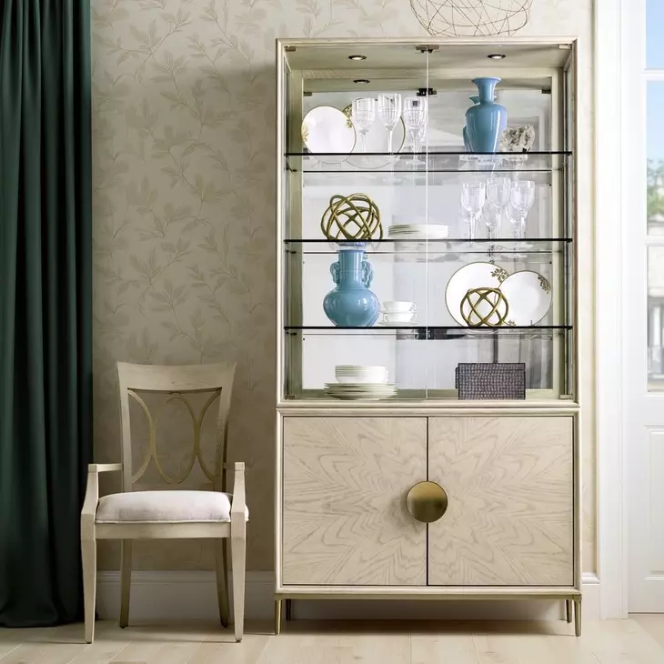 Whitmore Nordic Alabaster Cabinet