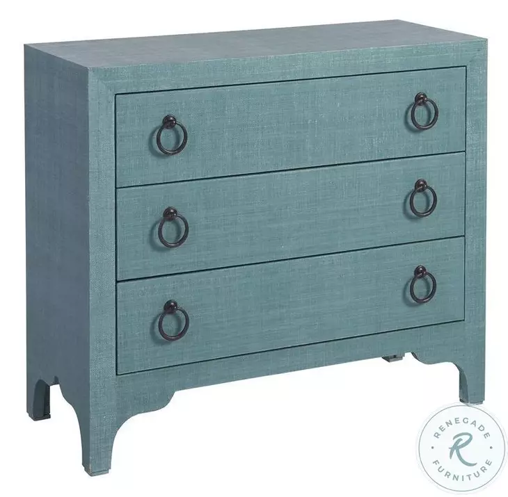 Newport Sea Glass Balboa Island Raffia Hall Chest By Barclay Butera