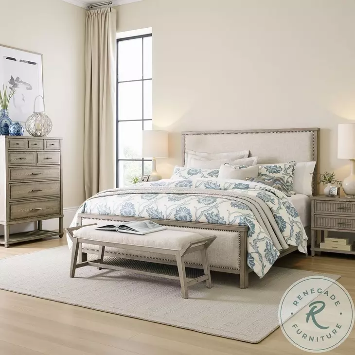 Cedar Ridge Charleston Aged Taupe Panel Bedroom Set