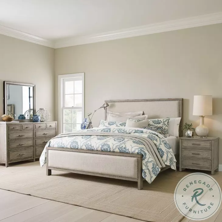 Cedar Ridge Meadows Aged Taupe Mirror