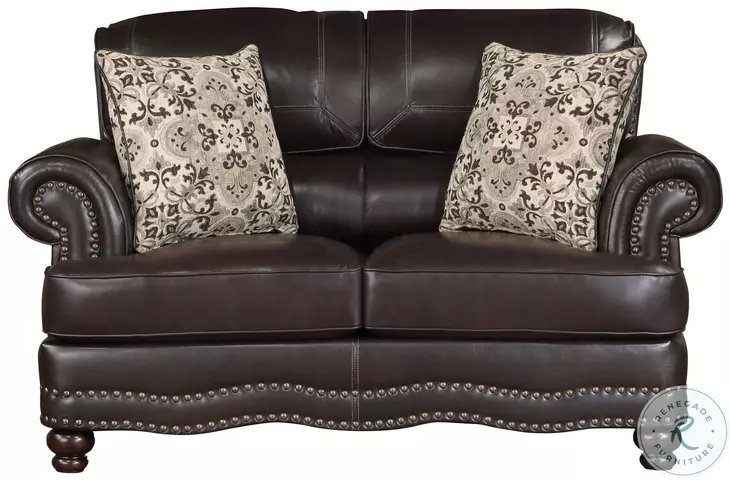 Milford Brown Loveseat