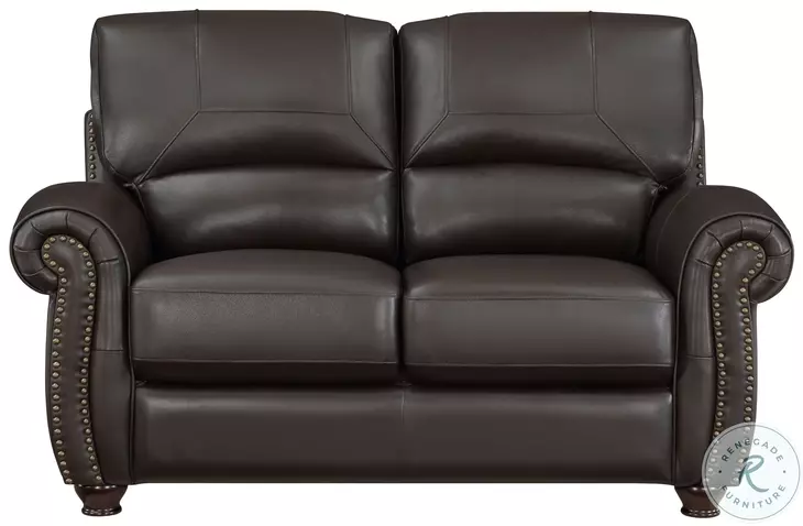 Foxborough Dark Brown Loveseat