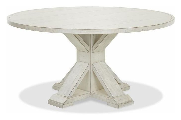 Coming Home Chalk 60" Round Dining Table
