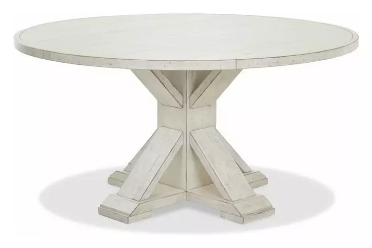 Coming Home Chalk 60" Round Dining Table
