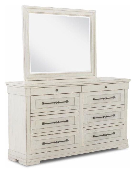 Coming Home Chalk 8 Drawer Dresser