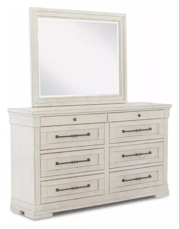 Coming Home Chalk 8 Drawer Dresser
