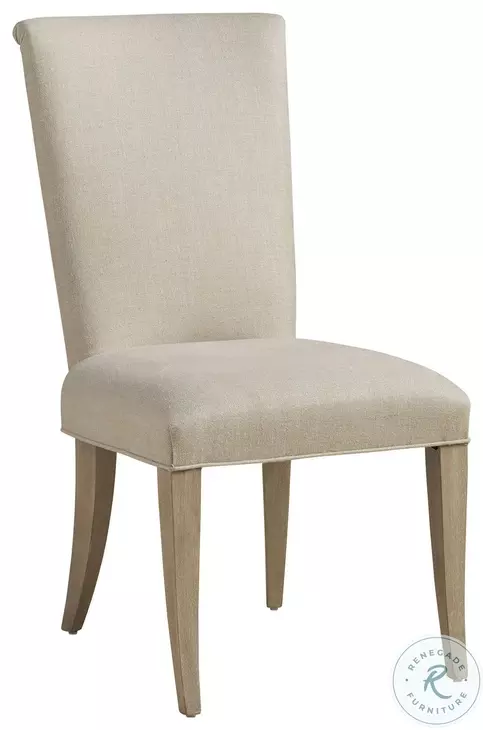 Malibu Ivory And Fawn Serra Upholstered Side Chair By Barclay Butera
