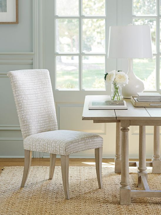 Serra Beige Upholstered Side Chair