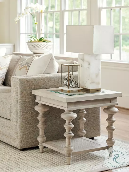 Malibu Dune Castlerock End Table By Barclay Butera