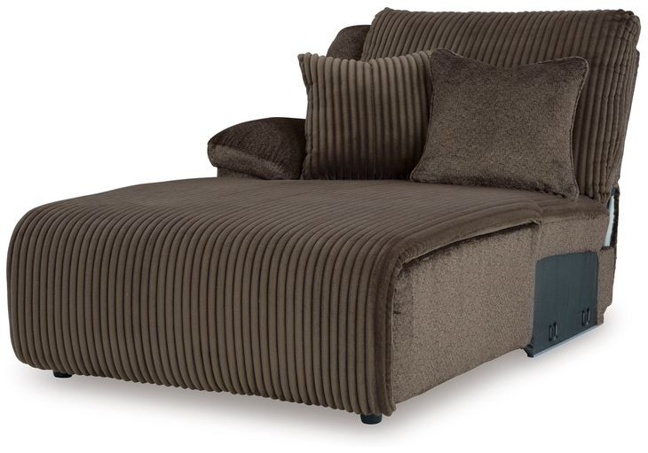 Top Tier Chocolate 3 Piece Modular Reclining Sectional with LAF Chaise
