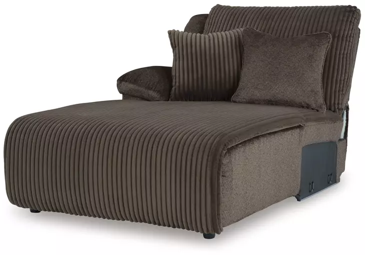 Top Tier Chocolate 4 Piece Modular Reclining Sectional with LAF Chaise