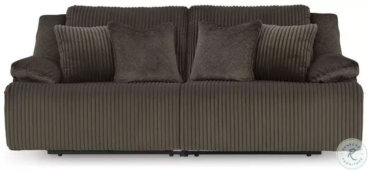 Top Tier Chocolate Modular Reclining Loveseat