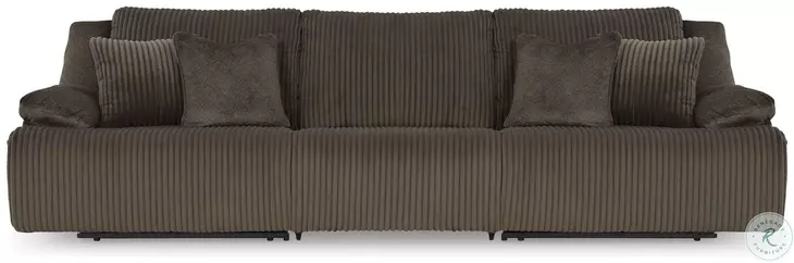 Top Tier Chocolate Modular Reclining Sofa