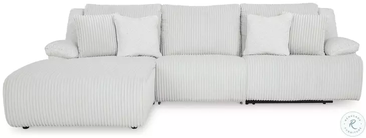 Top Tier Alloy Modular Reclining 3 Piece Sectional Sofa LAF Chaise