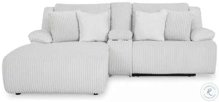 Top Tier Alloy Modular Reclining 3 Piece Sectional Sofa with LAF Chaise