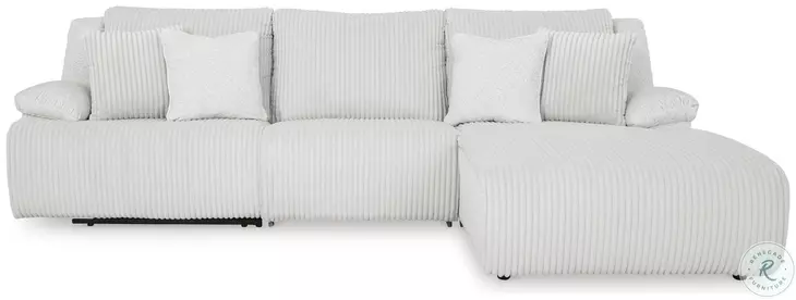 Top Tier Alloy Modular Reclining 3 Piece Sectional Sofa RAF Chaise