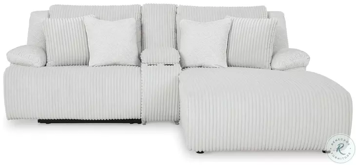 Top Tier Alloy Modular Reclining 3 Piece Sectional Sofa with RAF Chaise