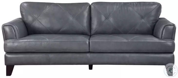 Thierry Burnish Gray Sofa