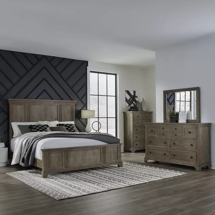 Hillcrest Camel Beige 5 Drawer Chest