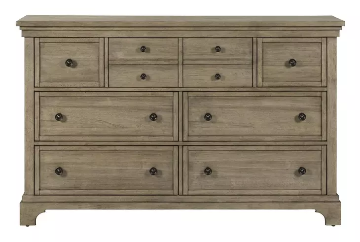 Hillcrest Camel Beige 7 Drawer Dresser