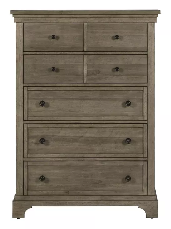 Hillcrest Camel Beige 5 Drawer Chest