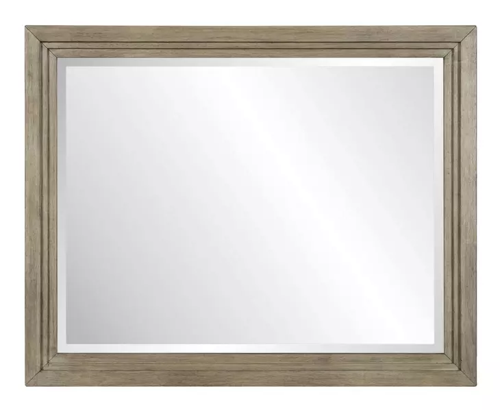 Hillcrest Camel Beige Rectangular Dresser Mirror