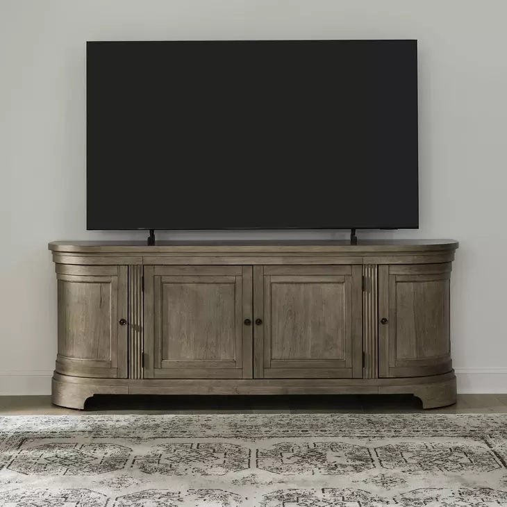 Hillcrest Camel Beige 82" TV Stand