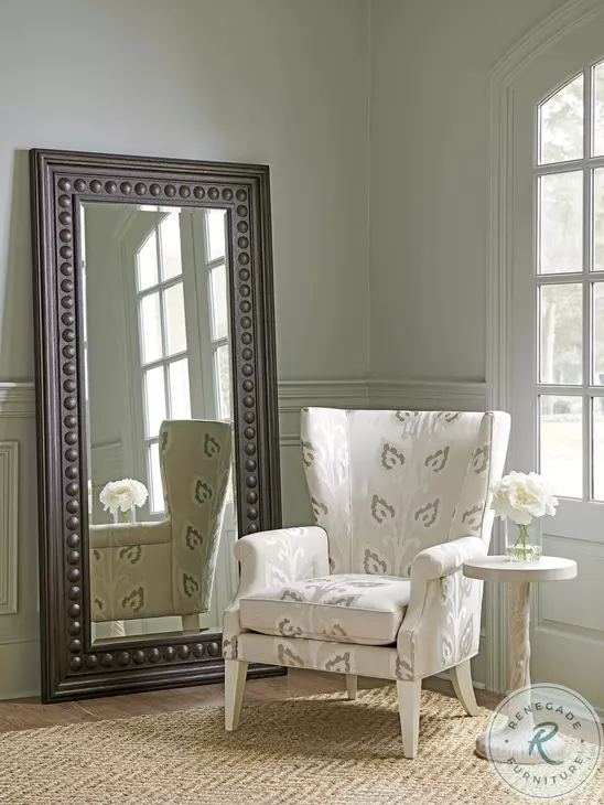 Malibu Dune Saddle Peak Round Accent Table By Barclay Butera