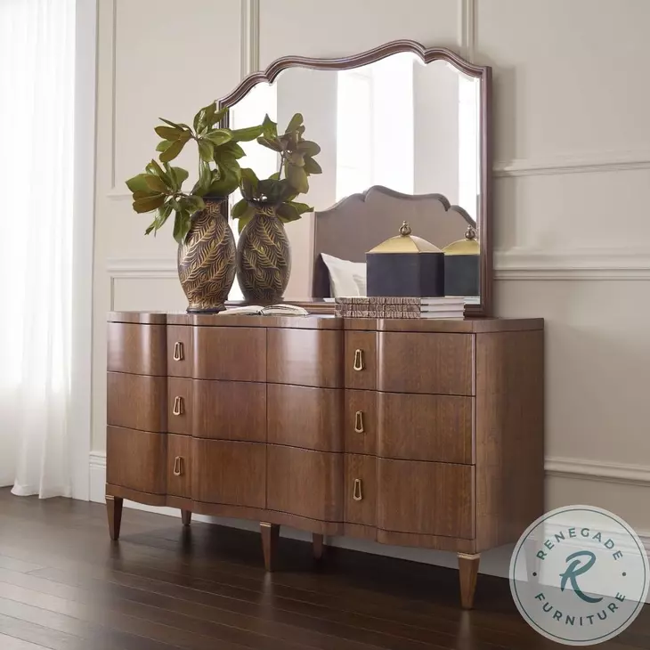 Pinnacle Brookhaven Warm Brown Tourmaline Drawer Dresser