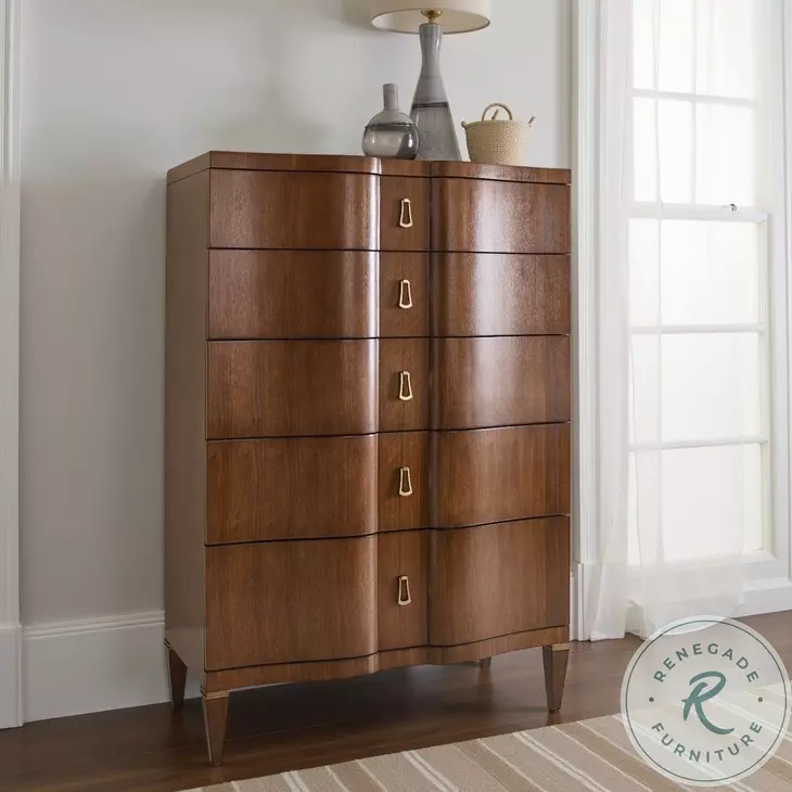 Pinnacle Winchester Warm Brown Tourmaline Drawer Chest