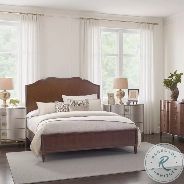 Pinnacle Somerset Warm Brown Tourmaline King Panel Bed