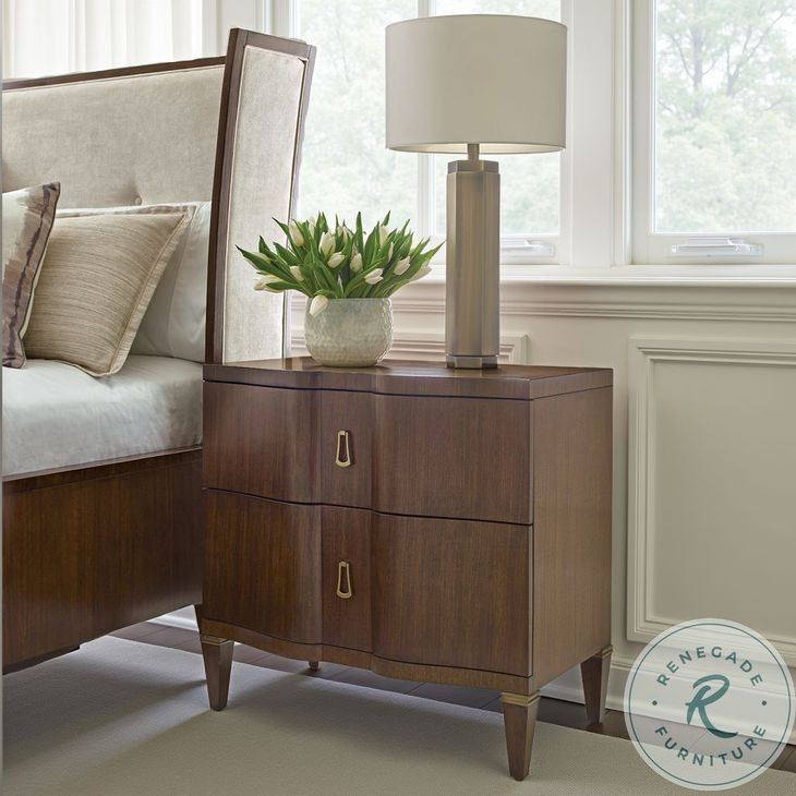 Pinnacle Brookfield Warm Brown Tourmaline Nightstand