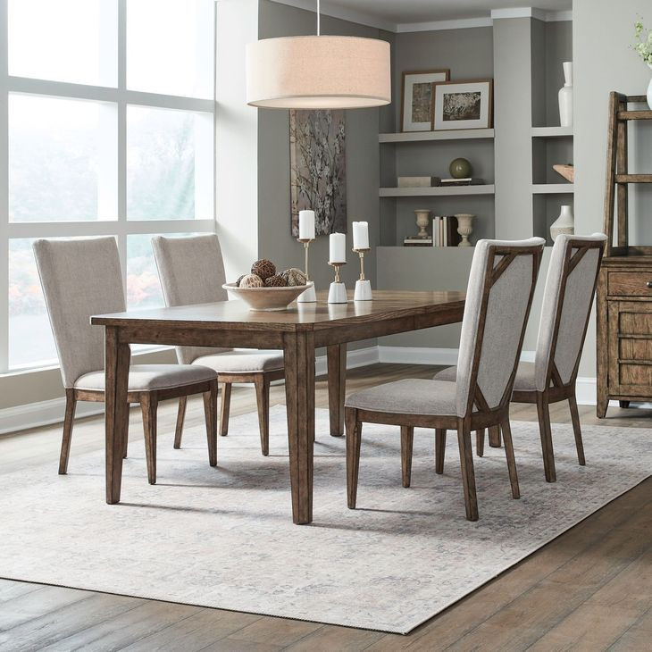 Cypress Grove Amber Brown 98" Extendable Rectangular Dining Table