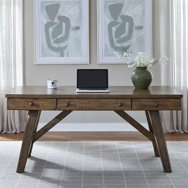 Carolina Park Amber Brown Home Office Set