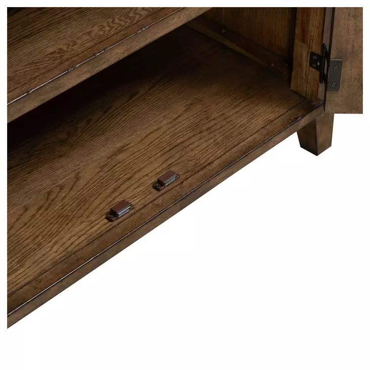 Carolina Park Amber Brown Bunching Bookcase