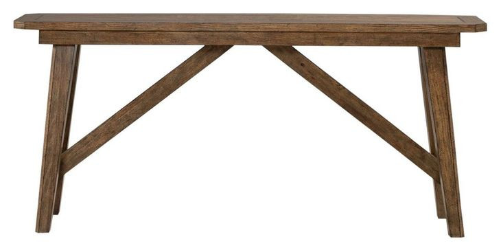 Cypress Grove Amber Brown Rectangular Sofa Table