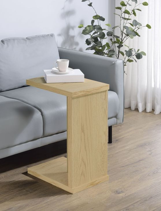Clower Light Oak Rectangular Side Table
