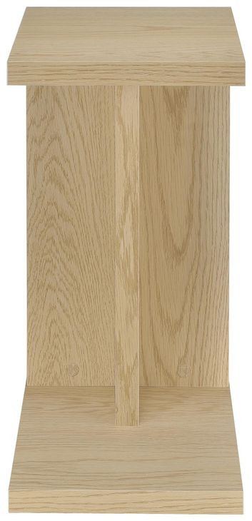 Clower Light Oak Rectangular Side Table