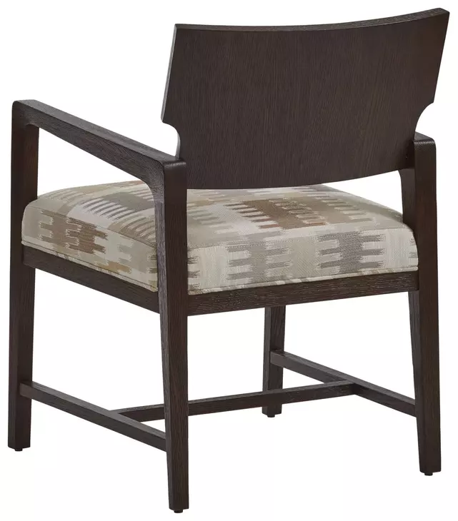 Highland Beige Upholstered Arm Chair