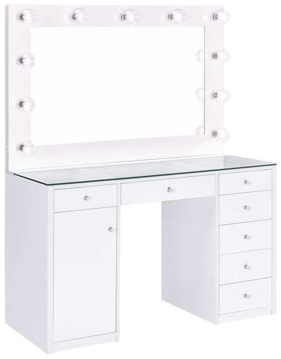 Percy White Vanity Desk