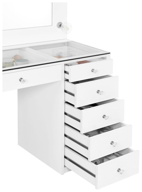 Percy White Vanity Desk