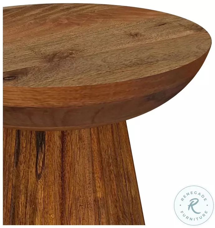 Aureo Wild Honey Round Side Table