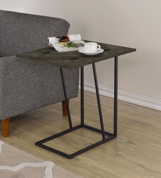 Carly Grey Expandable Accent Table