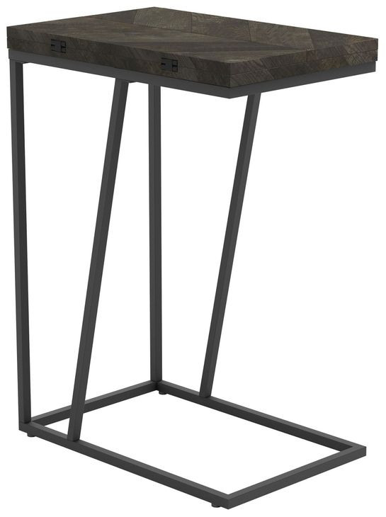 Carly Grey Expandable Accent Table