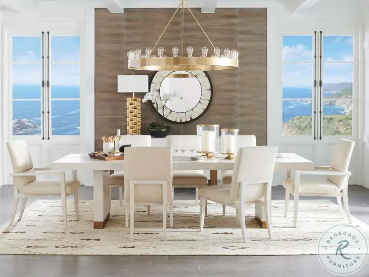 Carmel Natural Palmero Performance Fabric Upholstered Arm Chair