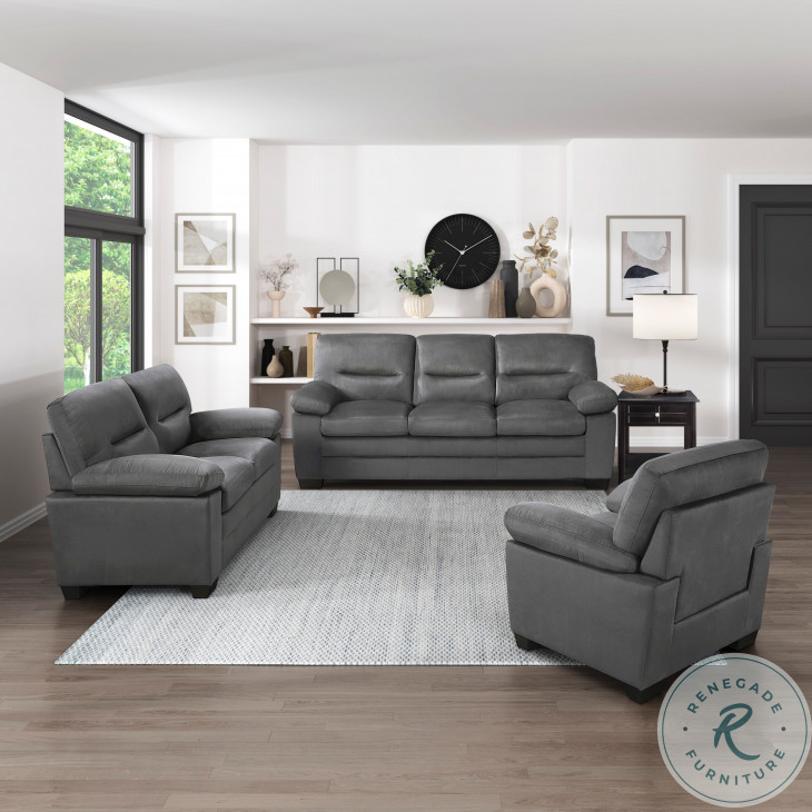 Keighly Dark Gray Living Room Set from Homelegance Coleman Furniture