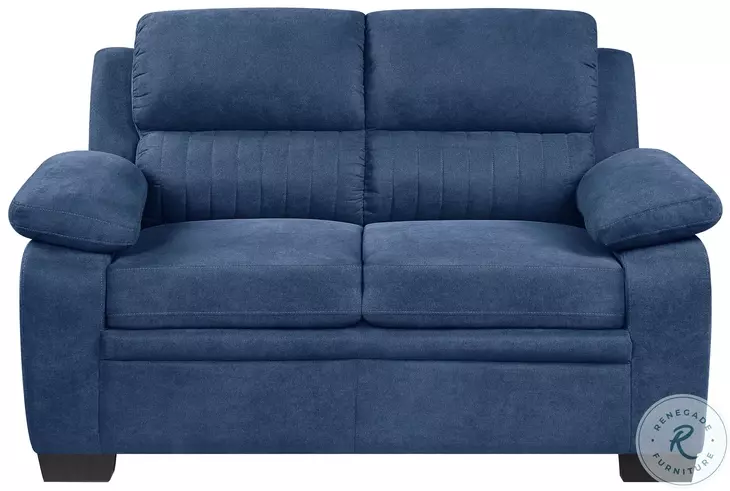 Holleman Blue Loveseat