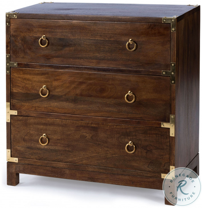 Forster Brown Campaign Nightstand from Butler Coleman Furniture