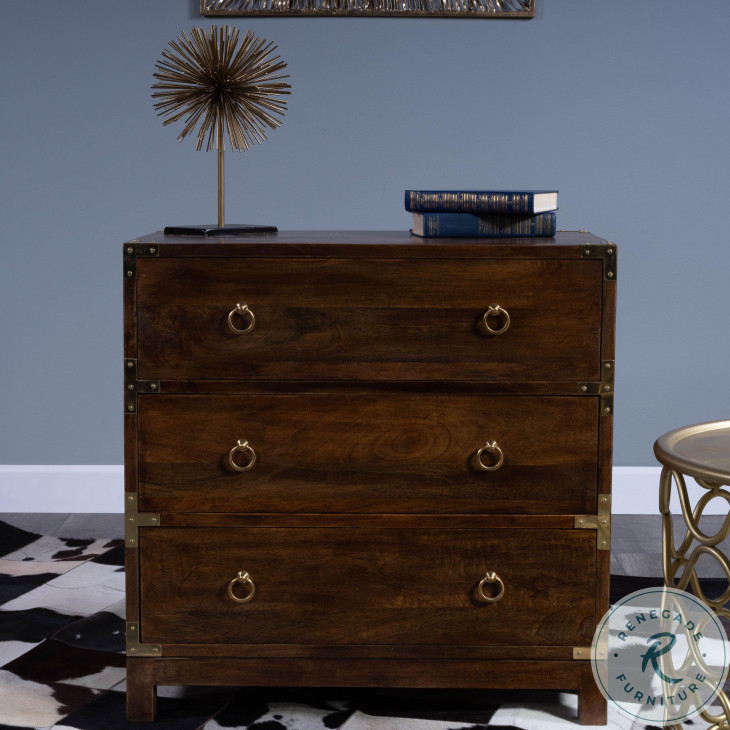 Forster Brown Campaign Nightstand from Butler Coleman Furniture