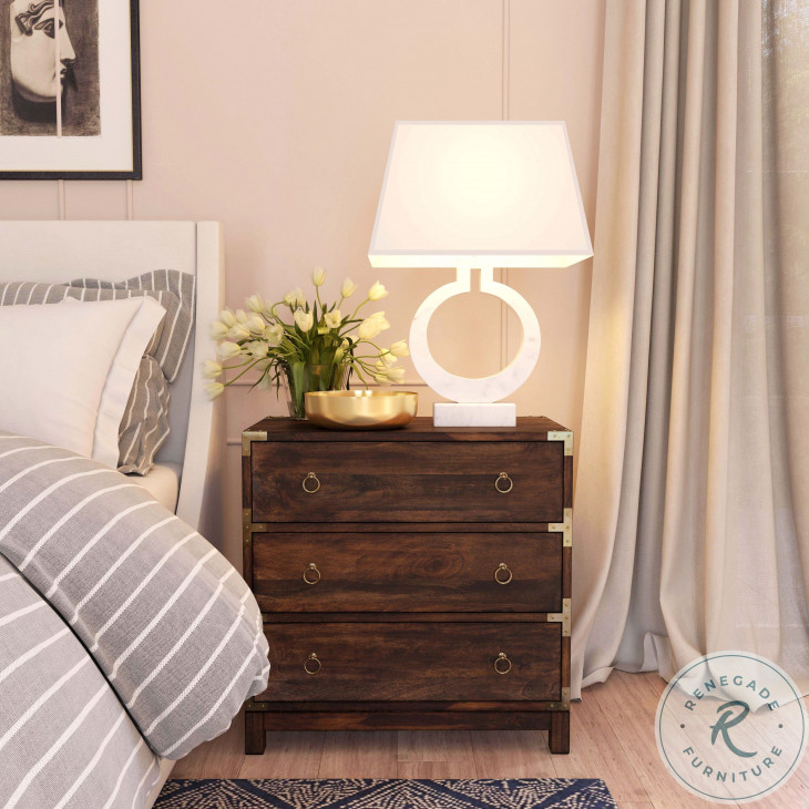 Forster Brown Campaign Nightstand from Butler Coleman Furniture